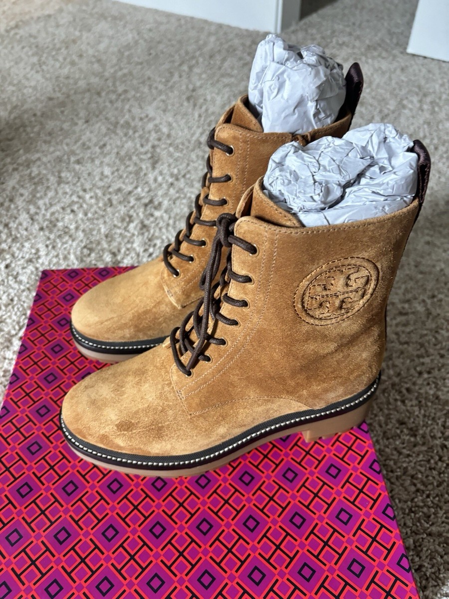 Tory Burch Miller Suede Lug Sole Boot 50MM brand new | eBay