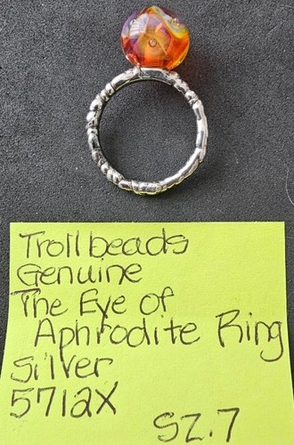 Trollbeads Genuine "Eye of Aphrodite" Ring-New - Picture 2 of 2
