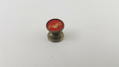 Coca-Cola Single Cufflink Coke Advertising Rare Vintage Rough Condition Scarce