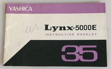 YASHICA LYNX-5000E INSTRUCTION BOOKLET 35
