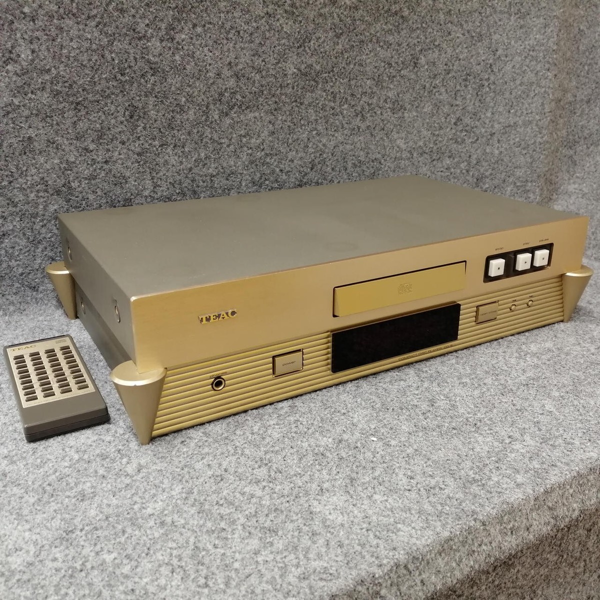 TEAC CD-5 cd player 1994 Vintage with Remote Repaired From Japan