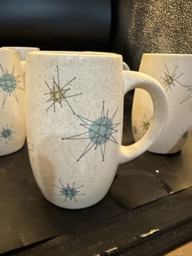 Franciscan Atomic Starburst Set 7 Tazze Grandi 5 In Leggi Descrizione - Foto 5 di 22