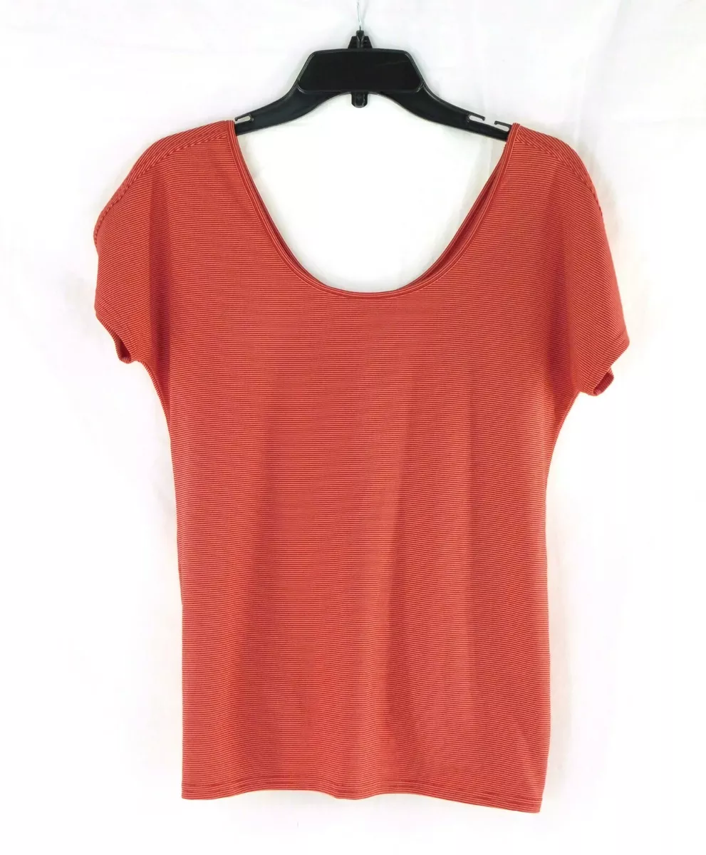 Skechers t shirt womens orange deals