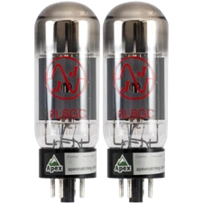 6L6GC, JJ Electronics Vacuum Tube, Apex Matched Pair, Power