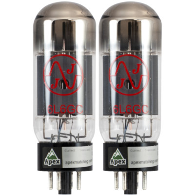 Vacuum Tube, 6L6GC, JJ Electronics, Apex Matched Pair, Power
