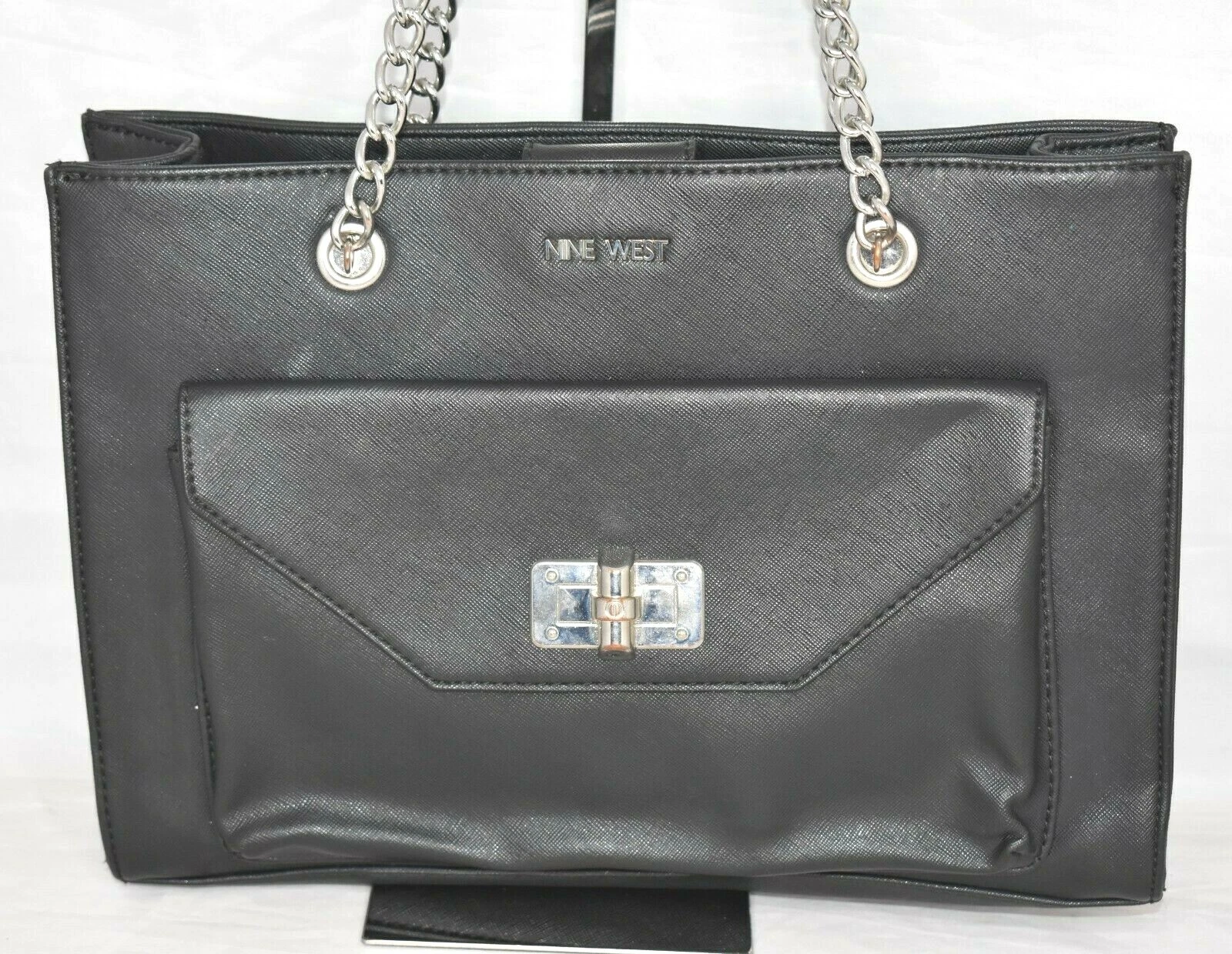 Borsa a mano Nine West Black Chain