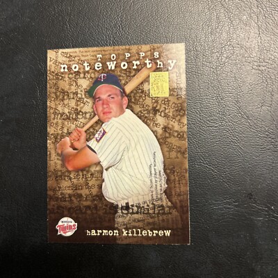 B99a Tn46 Harmon Killebrew, 2001 Topps Noteworthy Minnesota Twins