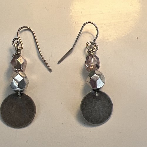 antique German & French Doll Earrings With Beads - Picture 4 of 11
