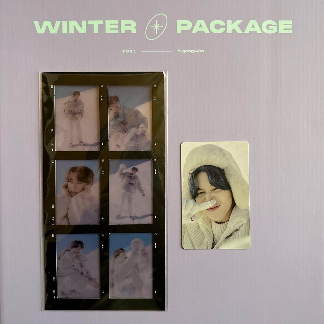 BTS WINTER PACKAGE 2021 Full Set Goods Random JIMIN Photocard 6 