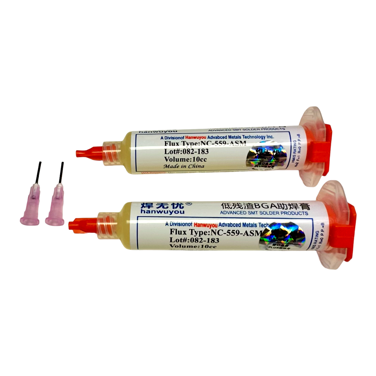 NC-559-ASM No-Clean Tacky Gel Solder Flux 10cc X2 Kit | eBay