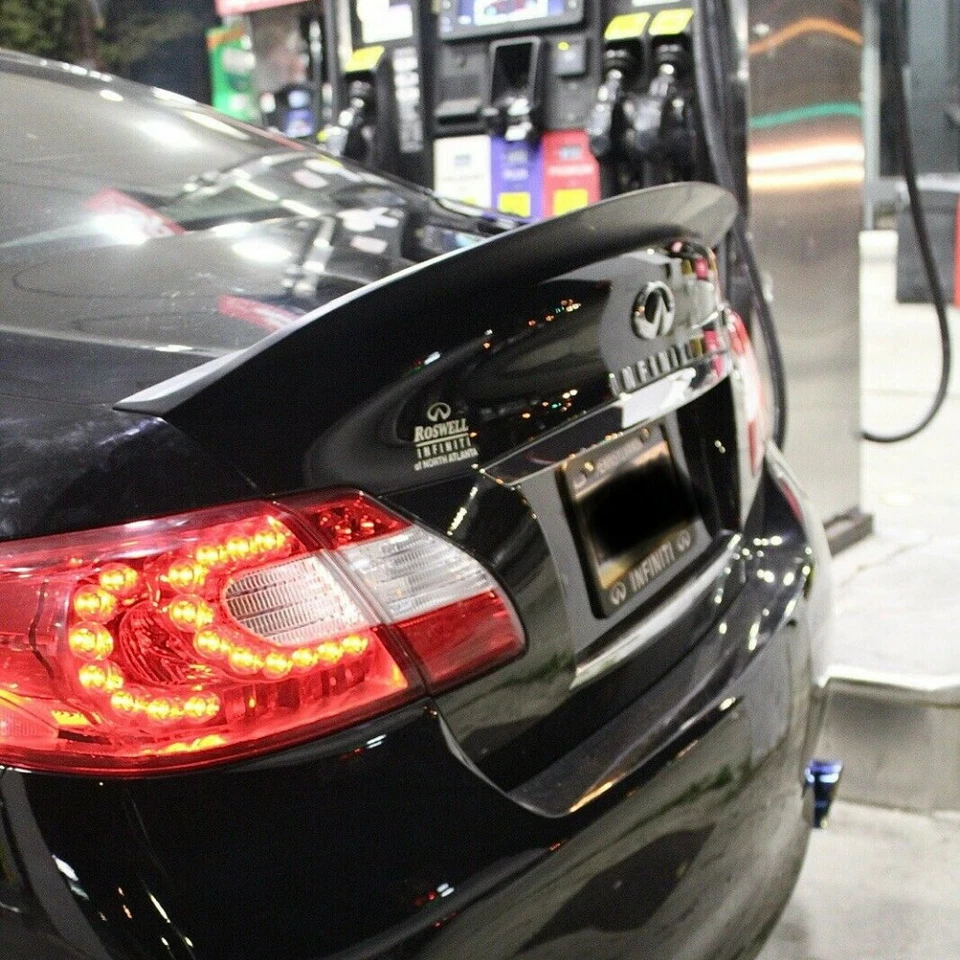 Alerón trasero Duckbill 255Y para sedán Infiniti M25 M37 Y51 2011~2019 Foto 3 de 4