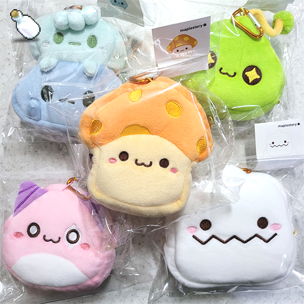 メイプルストーリー　maplestory　 BTS ジミン　ポーチ　韓国正規品 防弾少年団(BTS) - 希少【新品】メイプルストーリー ピンクビーン