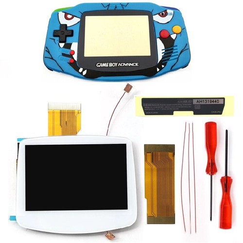Lente blanca prelaminada V5 720x480 IPS LCD retroiluminada + estuche precortado para GBA - Imagen 44 de 45