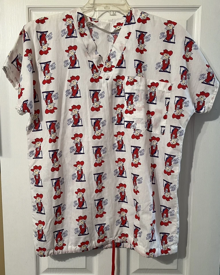 Ole Miss повстанцев скрабы Col Reb рубашка и брюки рубашка большой и брюки размер W28-34/30L - Изображение 2 из 4