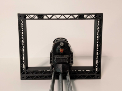 #ad O Scale Ceiling Hanger Mount Single Railroad Truss Lionel Menards Tubular Track $12.99