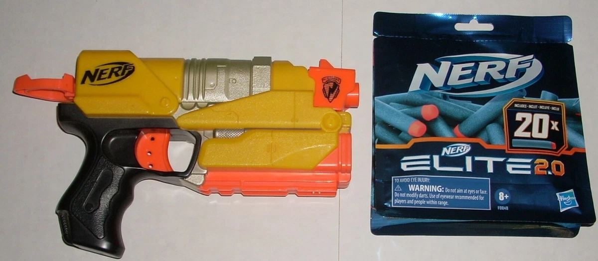 Nerf N-Strike Switch Shot EX-3 Blaster Gun 20 Pack Darts Nintendo Wii Game