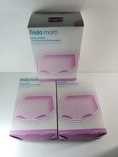 Lot Of 3 Frida Mom Boy short Disposable Postpartum Underwear (8 Pack) 24 Total
