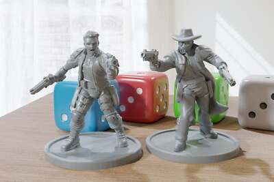 Stalker Gunslingers - Post Apocalyptic Miniature for Zona Alfa - Fallout Wastela