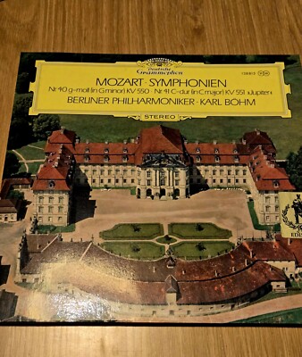 Mozart Symphonien No 40 g-moll KV 550 Nr 41 C dur KV 551 - Bohm Berliner Philhar