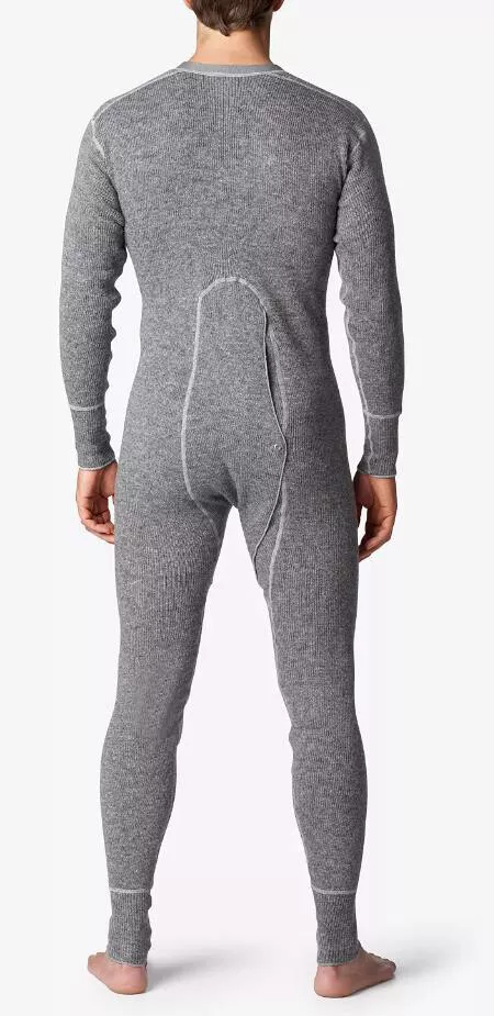 Wool Union Suit Stanfield's Heavyweight Long Underwear Combination