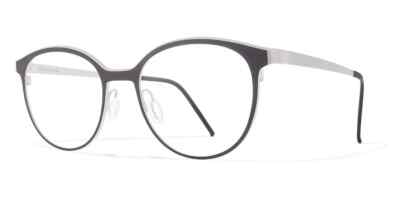 Blackfin Hamlet BF795 BROWN/WHITE Round Unisex 50-19 Eyeglasses w/ Case
