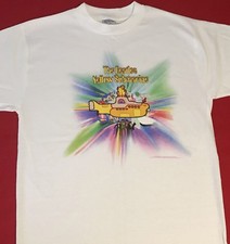 Vintage BEATLES Yellow Submarine T - SHIRT LG Brand New