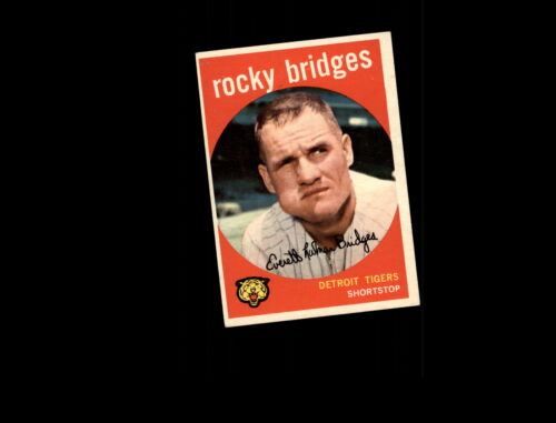 1959 Topps 318 Rocky Bridges EX #D681223 - Imagen 1 de 2
