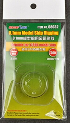 MasterTools 08032 0,1 mm Schiffsmodell (1:350) Takelagekabel(e) 5 m lang