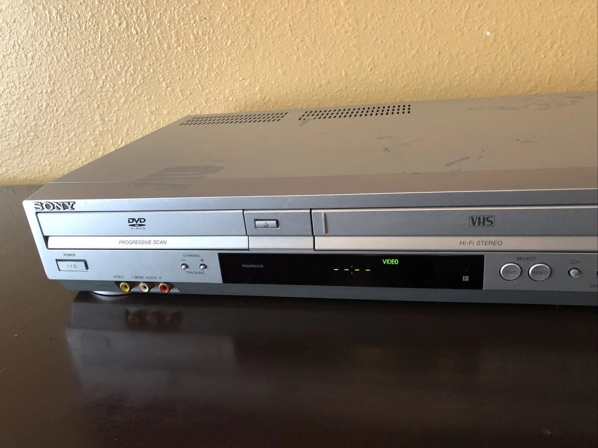 Sony DVD Player Video Cassette VHS Recorder VCR Combo xeducacional.srv.br
