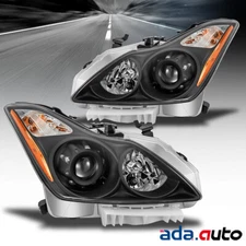 [Black]For 2008-2015 Infiniti G37/Q60 Coupe Factory Style Headlights