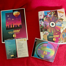 Corel Draw 6 Cd ROM The Best In 32-Bit Graphic 4 Discs Windows 95