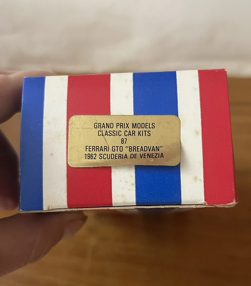 Grand Prix Models Classic No.87 Ferrari GTO 1962 Venezia Metal Kit to Mount 1/43 - Image 3 of 4