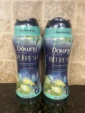 2x Downy Infusions Refresh Birch Water Botanicals Scent Booster Beads 13.4 oz HE