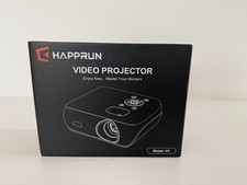 Happrun H1 LED Projector 1080p HDMI USB Open Box