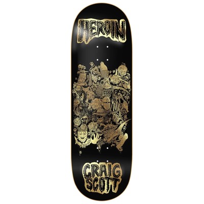 Heroin Skateboard Deck Craig Questions Allegory of Fear 10'' x 32.25''