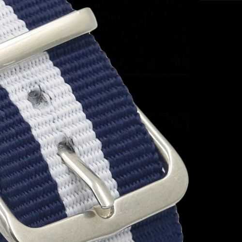 18/20/22mm Wrist Watch Band Canvas Nylon Watch Strap Stainless Steel Buckle Part - Picture 4 of 38