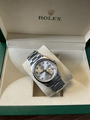 Rolex Datejust 16234 Factory Diamond Bezel