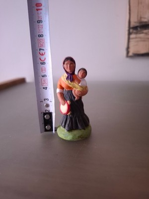 ANTIKER SANTON MARCEL CARBONEL, (CA. 7 CM), BÖHMISCH