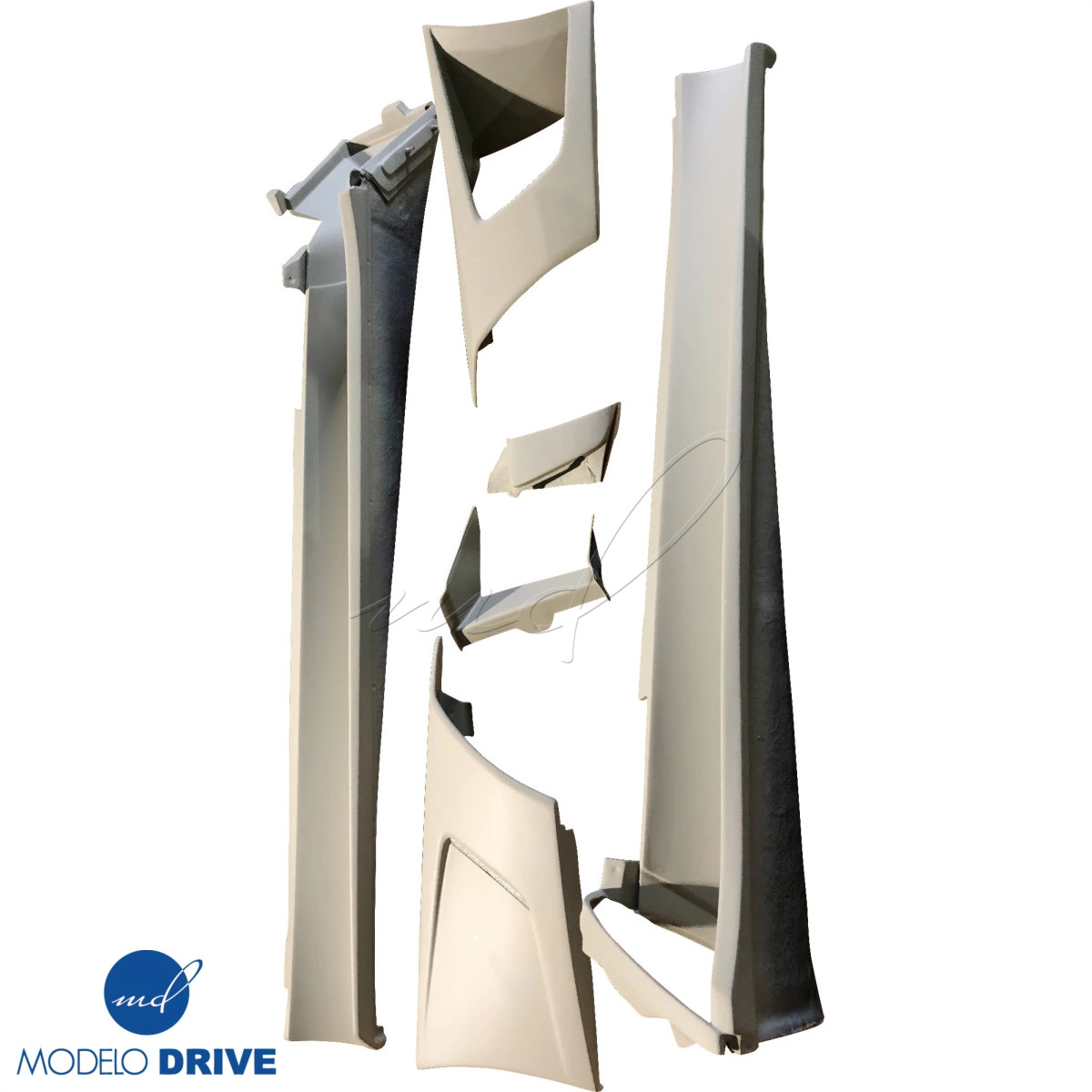 ModeloDrive FRP LP670-SV Side Skirts 6pc for Murcielago Lamborghini 04-11 model