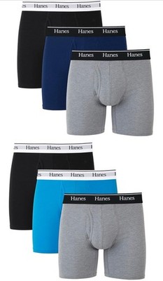 Hanes Originals Men s Moisture-Wicking Stretch Cotton Boxer 6-pack S No Tags
