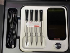 Inkbird INT-14-BW Wireless BBQ Thermometer Bluetooth Wifi w/ 4 Probes & Monitor