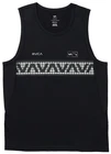 RVCA Hawaii Sport Vent SL Tank - Black / White - New