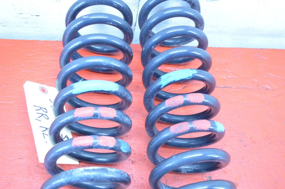 90-02 MERCEDES R129 SL320 RWD REAR LEFT / RIGHT COIL SPRING SET OEM - Image 4 of 4