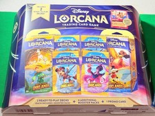 Disney Lorcana Costco Inklands Bundle Box Pirate Mickey Mouse Foil Promo New 