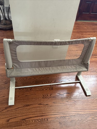 safety first bed rail for kids, beige - adjustable height & angle