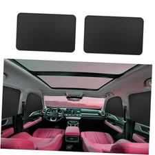 Window Sun Shade Car Curtains - Side Thiken Sun Shades back-T-2pcs Black