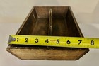 Rare Scarce Curly Tiger Maple Farmhouse Wooden Tool Tray Worn Primitive — photo 9