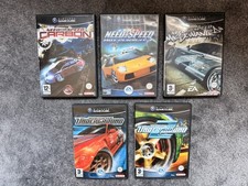 All 5 Need For Speed Games for Nintendo GameCube. Complete With Manuals (PAL UK)