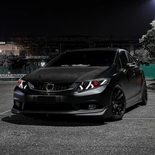 Devil Eye Led Headlight For Honda Civic 4-door 2012-2015 Head Front Lamps Lhrh Devil Eye Led Headlight For Honda Civic 4-door 2012-2015 Head Front Lamps Lhrh