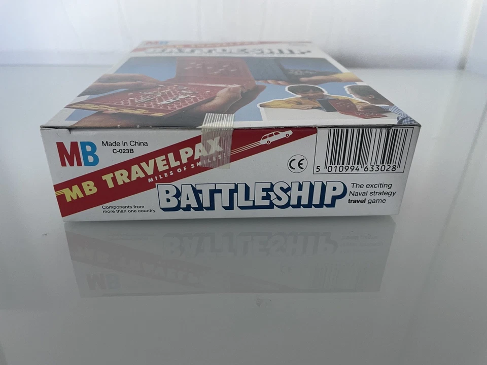 VINTAGE 1993 - MB GAMES - MB TRAVELPAX BATTLESHIP - NEW - Image 3 of 4